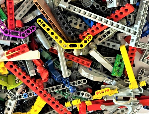 Lotto 100 pezzi - , lego